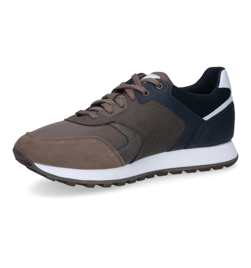 Geox Ponente Chaussures à lacets en Taupe pour hommes (303582) - pour semelles orthopédiques