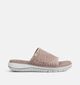 Jana Nu-pieds plates en Or rose pour femmes (371664)
