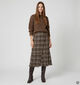 Orfeo Whitney Bruine Geruite Rok voor dames (381653)