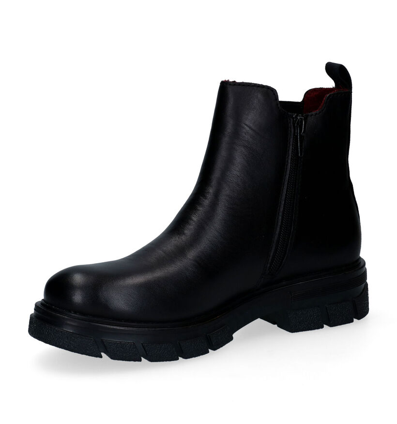 Rieker Bottines chelsea en Noir en cuir (299384)