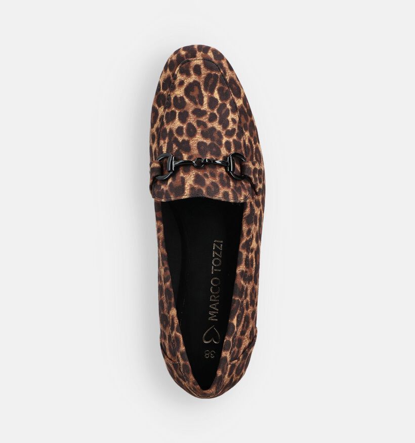 Marco Tozzi Bruine/Leopard Mocassins voor dames (360735)