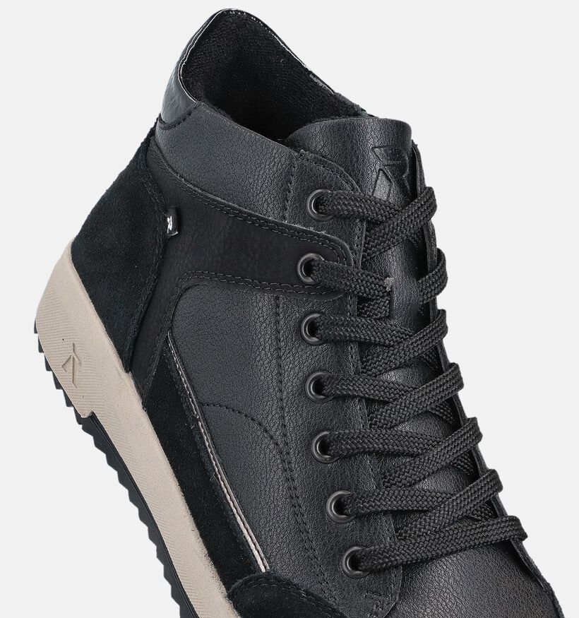 Rieker Zwarte Hoge Sneakers voor dames (363545) - geschikt voor steunzolen