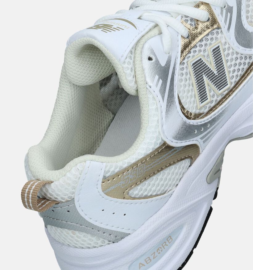 New Balance GR 530 Witte Sneakers voor meisjes (340455) - geschikt voor steunzolen