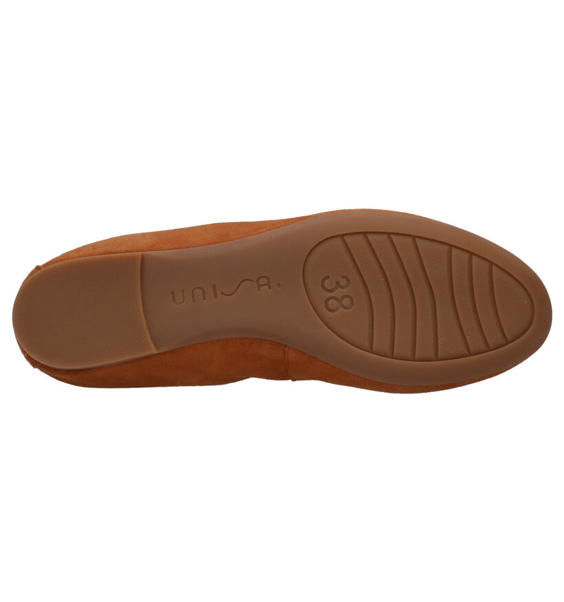 Unisa Ballerines en Cognac en daim (275018)