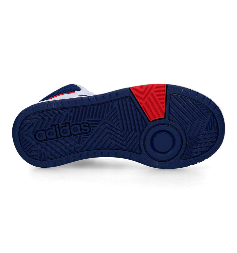 adidas Hoops Mid 3.0 Witte Hoge Sneakers in kunstleer (311334)