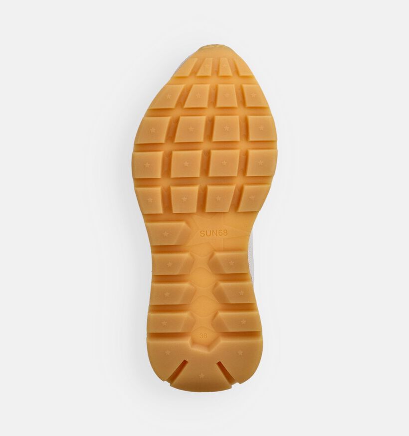 Sun68 Ally Glitter Baskets en Beige pour femmes (368724) - pour semelles orthop&eacute;diques