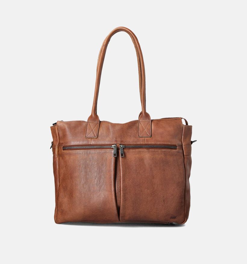 Bear Design Sac ordinateur en Cognac pour femmes, hommes (382130)