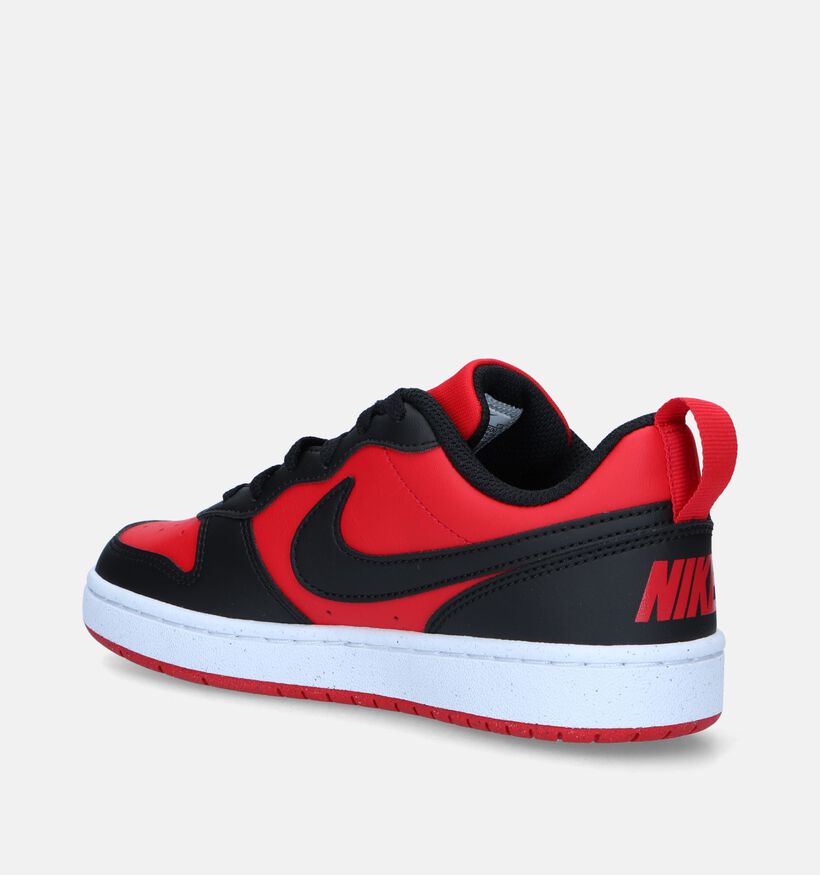 Nike Court Borough Low 2 GS Zwarte Sneakers voor jongens, meisjes (334916)