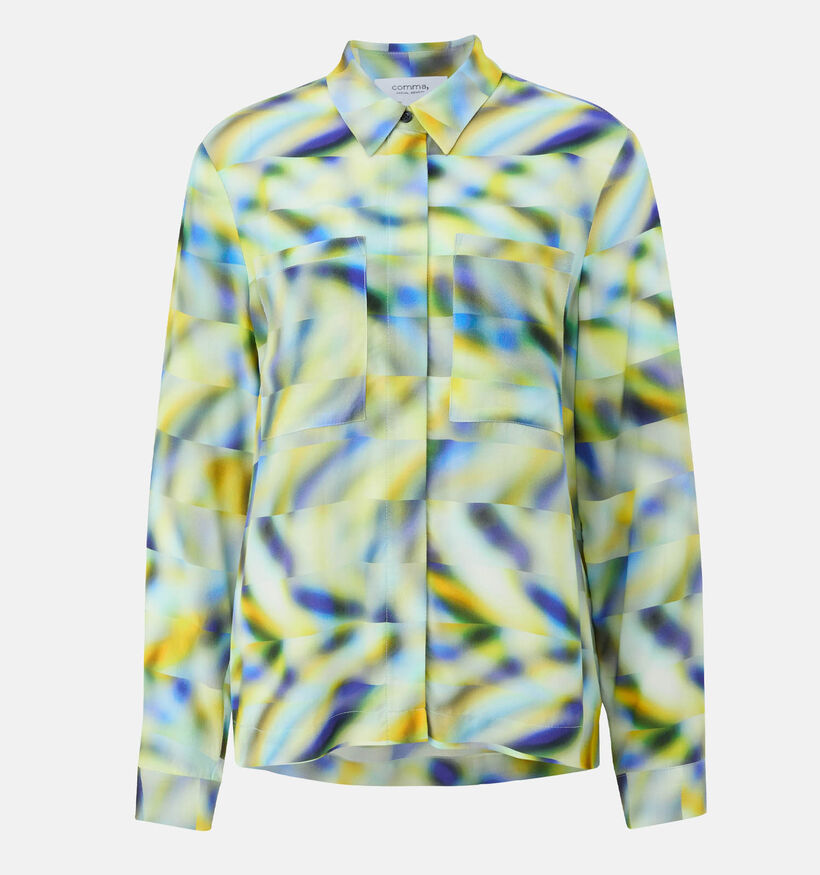 comma Blouse en Bleu (327332)