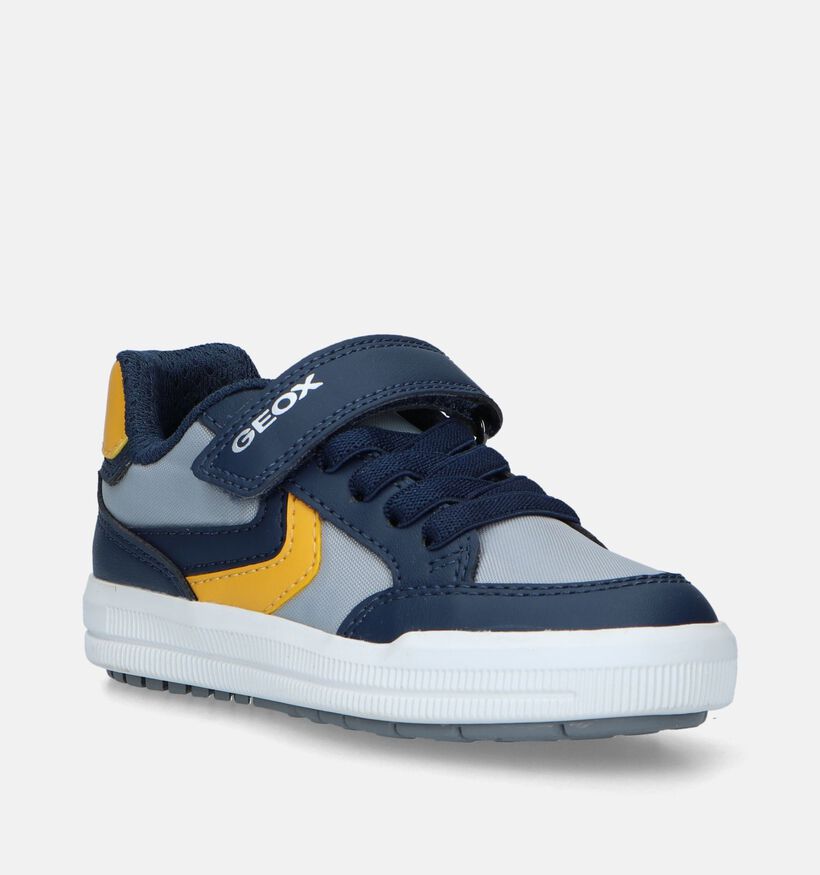 Geox Arzach Chaussures &agrave; velcro en Bleu pour gar&ccedil;ons (335774) - pour semelles orthop&eacute;diques
