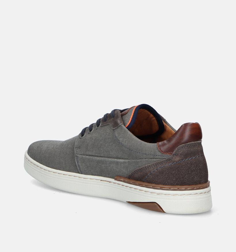 Bullboxer Chaussures à lacets en Gris pour hommes (336661) - pour semelles orthopédiques