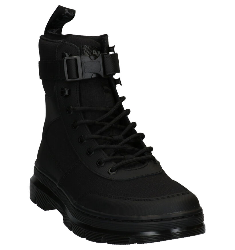 Dr. Martens Combs Tech Zwarte Boots in stof (265576)