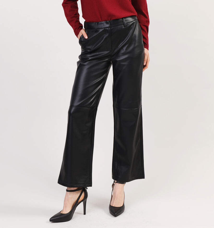 Expresso Zwarte Leren broek voor dames (351069)