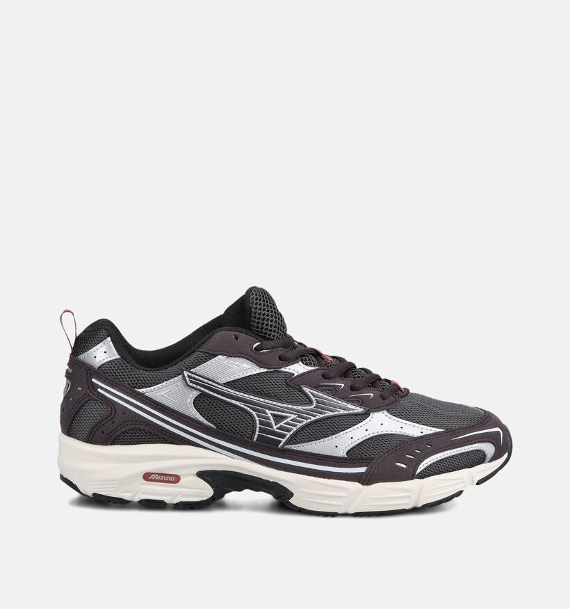 Mizuno MXR Suede Baskets en Noir pour hommes (376447)