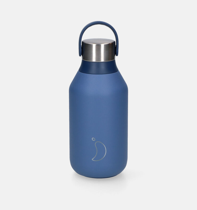 Chilly's Series 2 Gourde en Bleu 350ml pour hommes, femmes, filles, gar&ccedil;ons (311781)