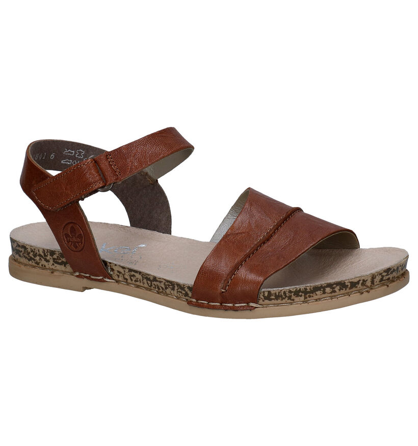 Rieker Bruine Sandalen in leer (288201)