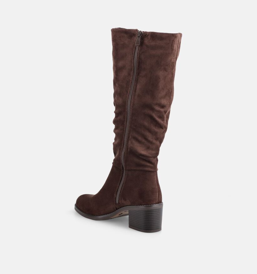 Laurent David Bottes hautes en Marron pour femmes (379568)