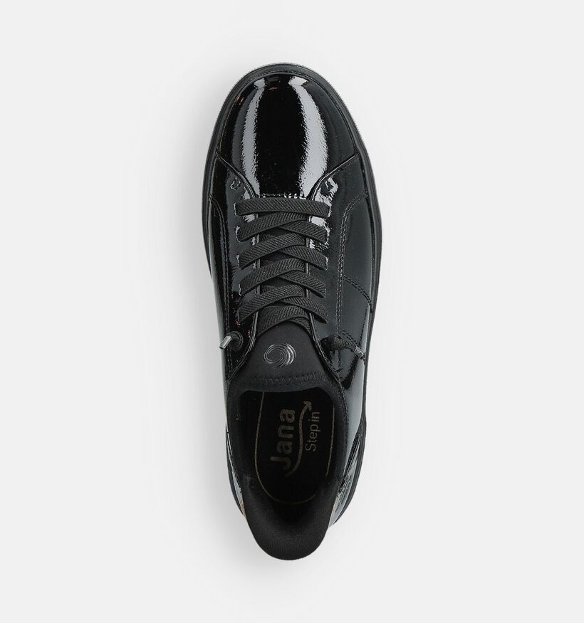 Jana Zwarte Sneakers voor dames (360425) - geschikt voor steunzolen