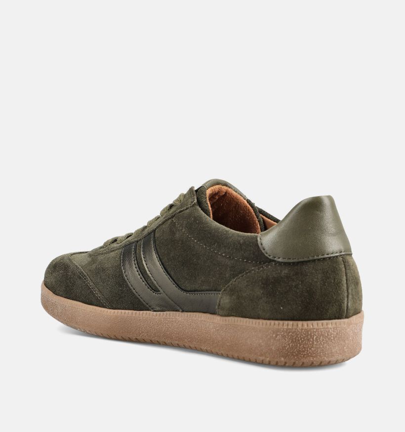 Gabor Kakigroene Sneakers voor dames (380041) - geschikt voor steunzolen