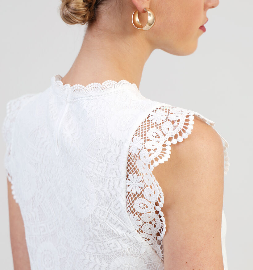 Pieces Olline Roze Kanten Top voor dames (335625)