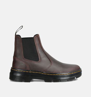 Dr. Martens Boots Zwart/Gaucho Crazy Horse/Bruin/Grijs