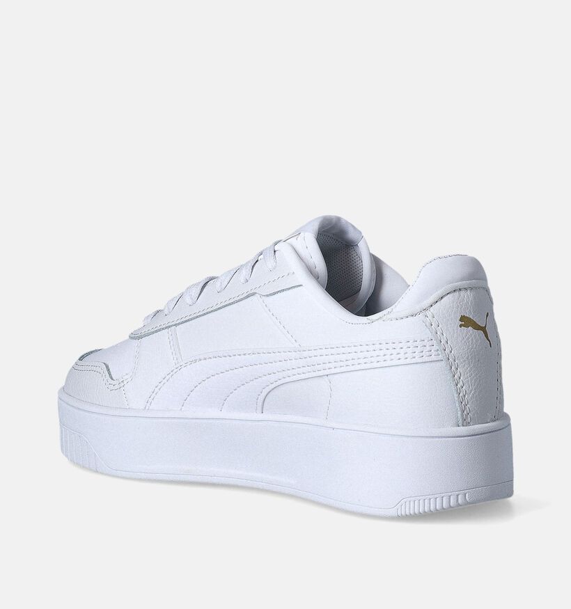Puma Carina Street Baskets en Blanc pour filles (350392) - pour semelles orthopédiques