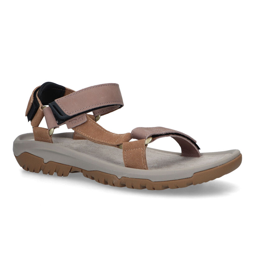 Teva Hurricane Sandales en Cognac pour hommes (321942)