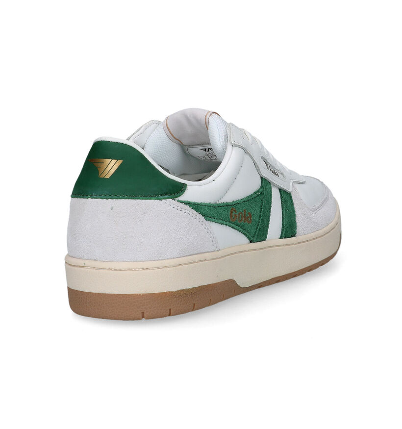 Gola Hawk Witte Sneakers voor heren (336345) - geschikt voor steunzolen