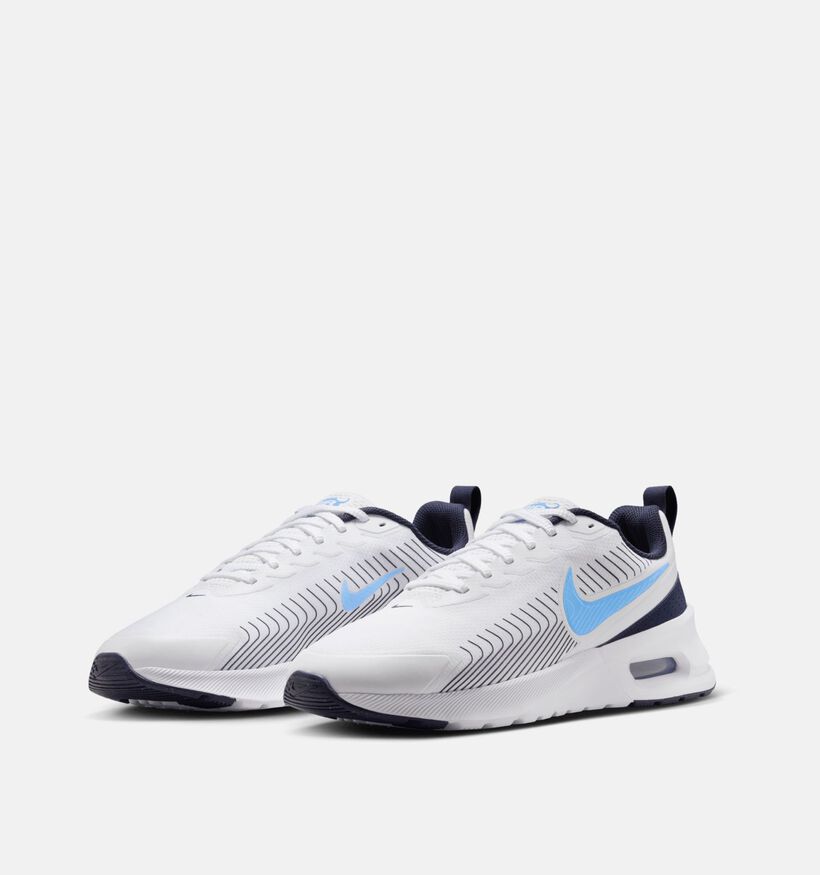 Nike Air Max Nuaxis Baskets basses en Blanc pour hommes (355885) - pour semelles orthopédiques