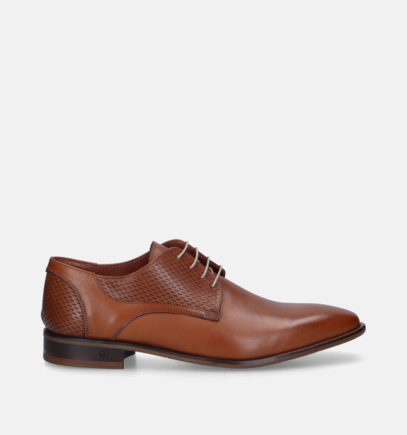 Ambiorix Igor Chaussures à lacets en Cognac pour hommes (327708)