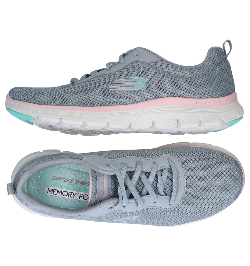 Skechers Flex Appeal 4.0 Baskets en Noir pour femmes (310633)