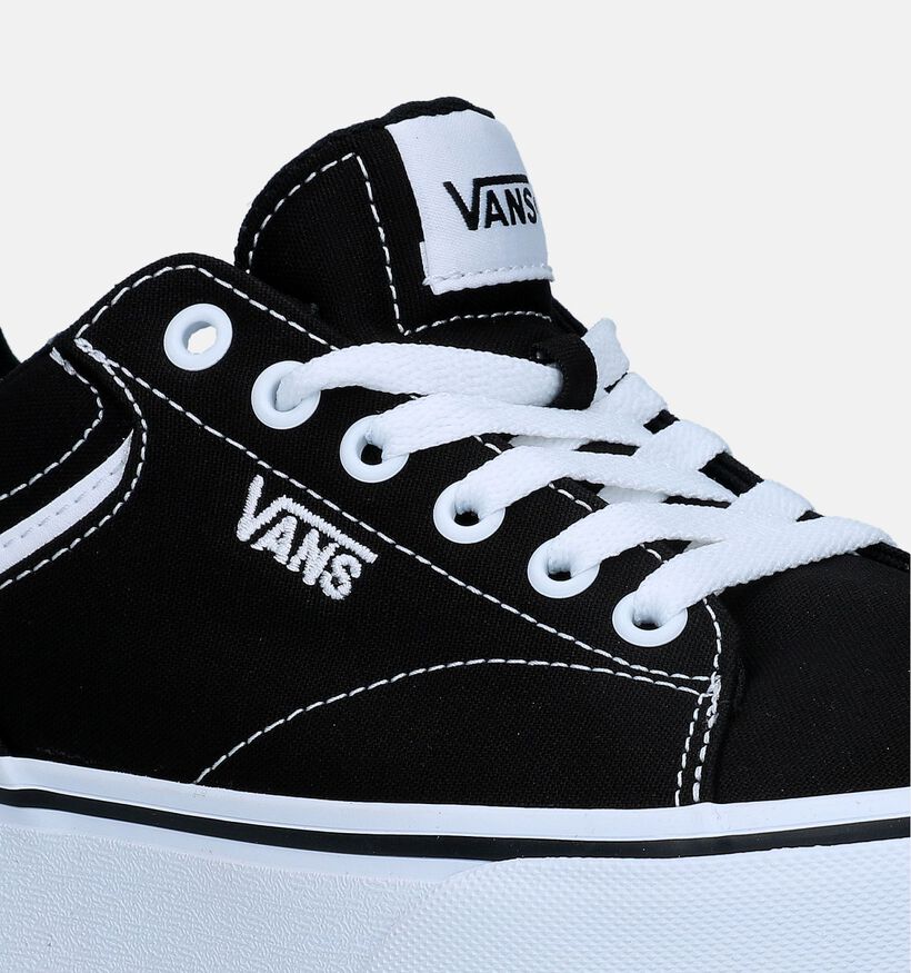 Vans Seldan Platform Zwarte Sneakers voor dames (327990)