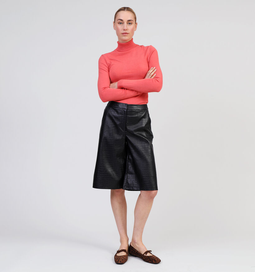 Vero Moda Glory Pull avec col roulé en Orange pour femmes (344087)