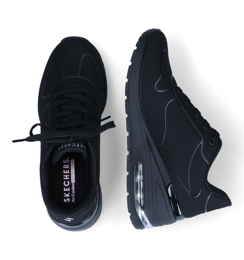 Skechers Million Air Beige Sneakers in kunstleer (295608)