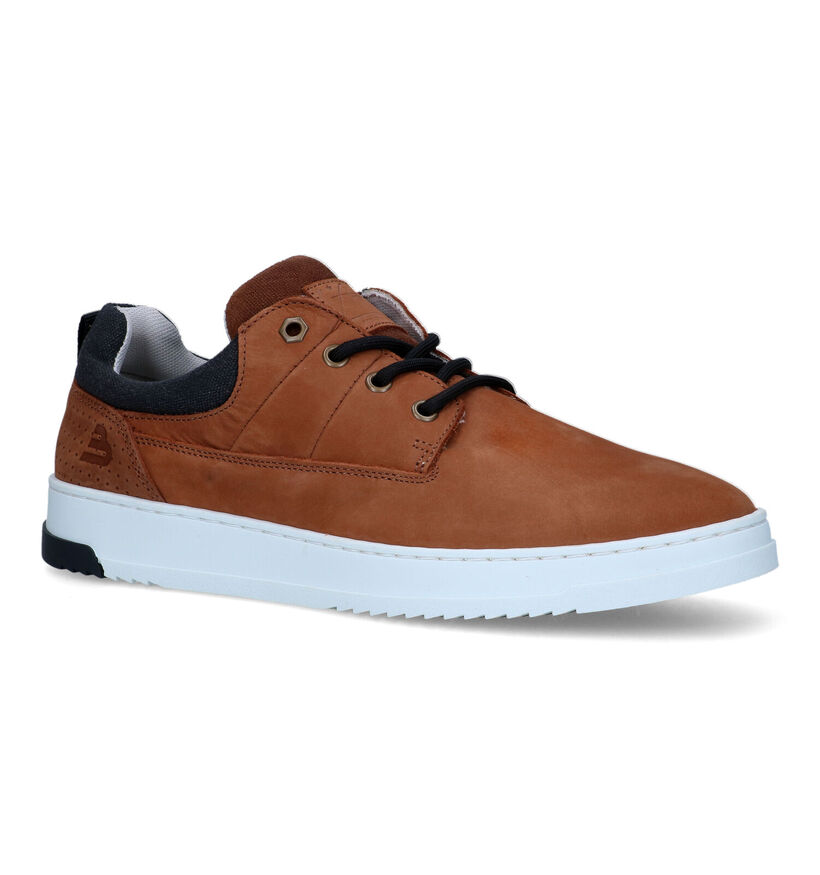 Bullboxer Chaussures à lacets en Cognac pour hommes (319440) - pour semelles orthopédiques