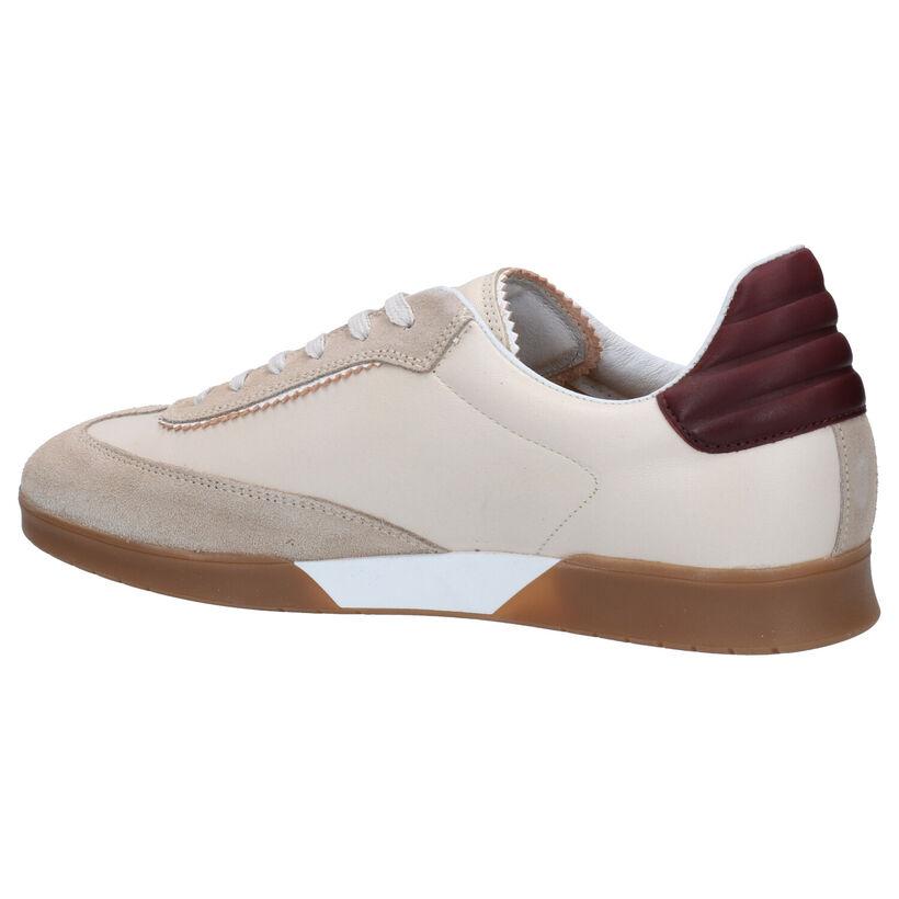 Borgo Sport Montreal Beige Veterschoenen voor heren (274004) - geschikt voor steunzolen