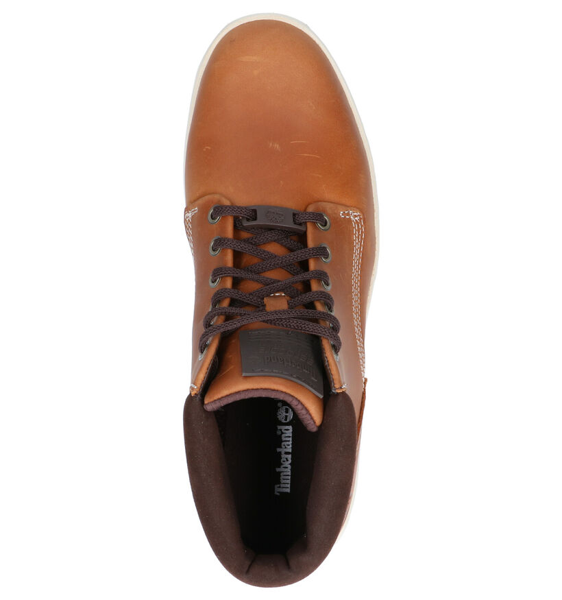 Timberland Cityroam Cupsole Chaussures hautes en Cognac en cuir (253694)