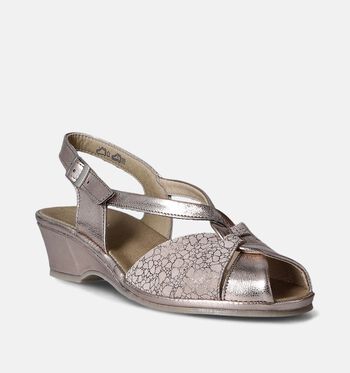 Hush Puppies Sandalen Goud/Blauw