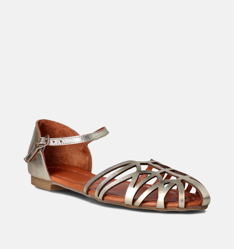 Laurent David Sandales plates en Or pour femmes (357819)
