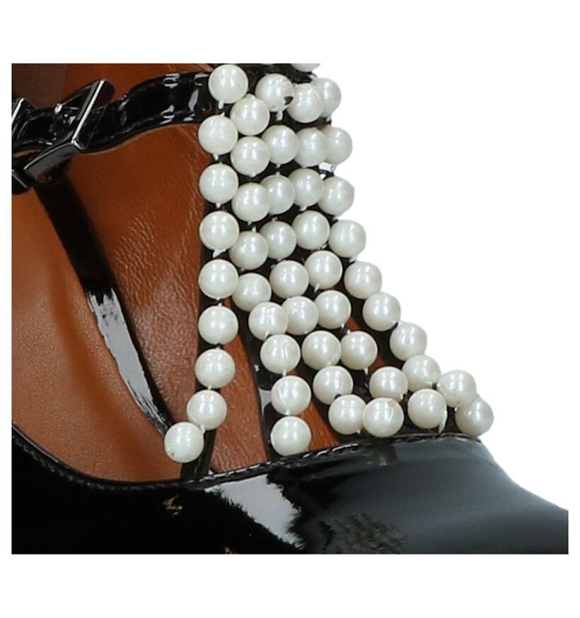 Cristófoli Escarpins à bride en Noir en cuir (233067)