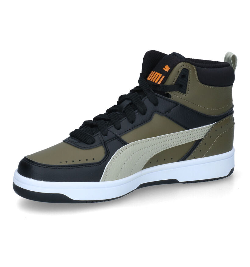 Puma Rebound Joy Baskets en Bleu en simili cuir (311266)