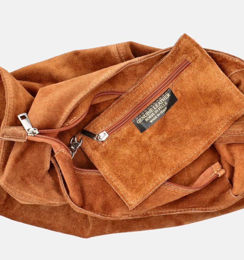 Via Limone Bruine Schoudertas voor dames (367710)