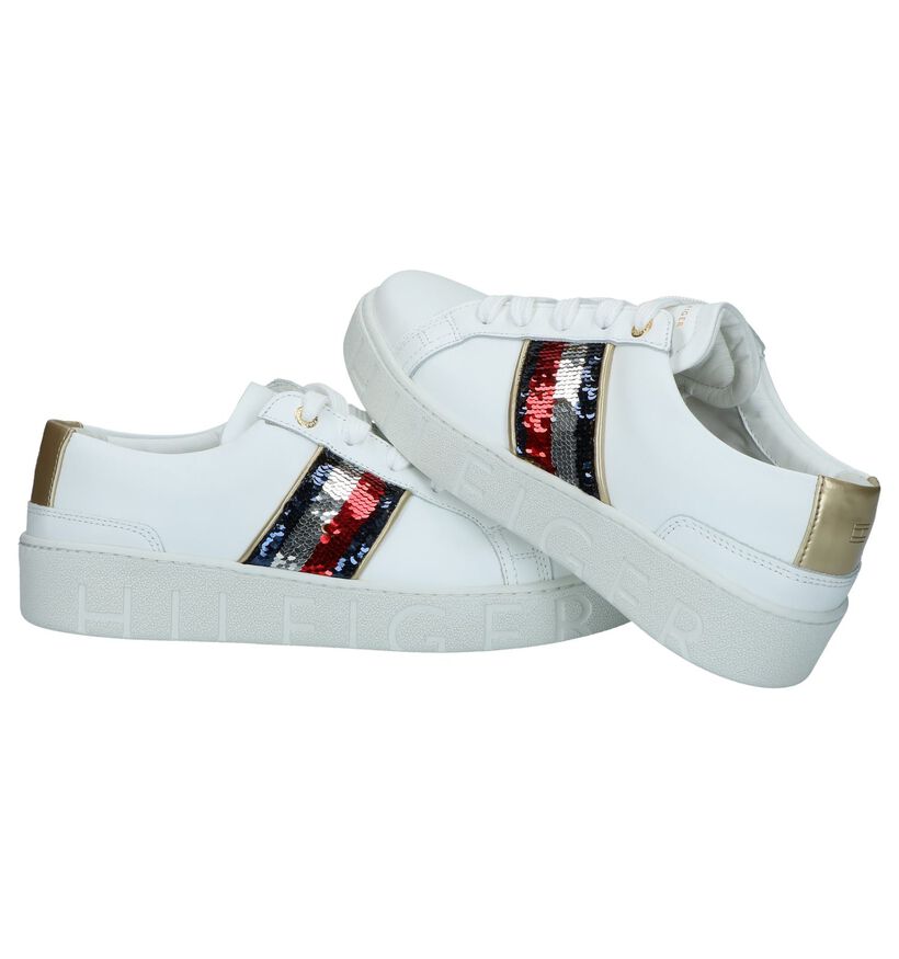 Donkerblauwe Geklede Sneakers Tommy Hilfiger in leer (237245)