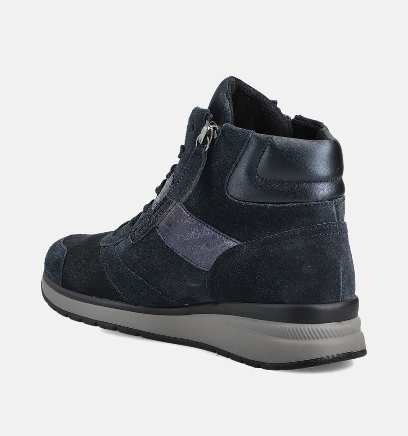 Gabor Donkerblauwe Hoge Sneakers voor dames (363148) - geschikt voor steunzolen