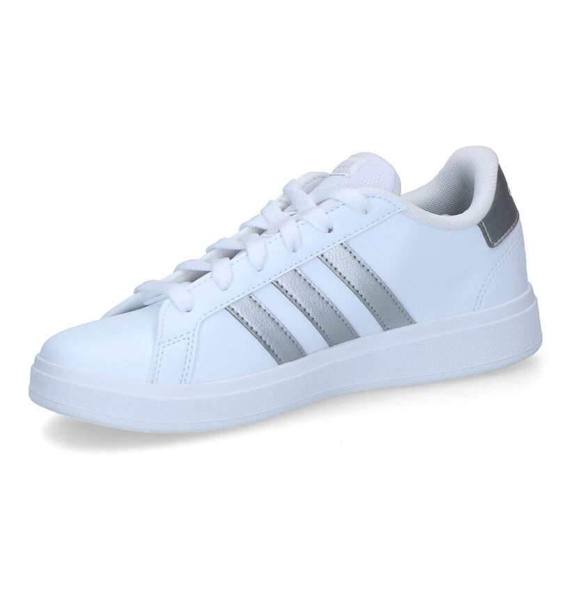 adidas Grand Court 2.0 Witte Sneakers in kunstleer (326900)