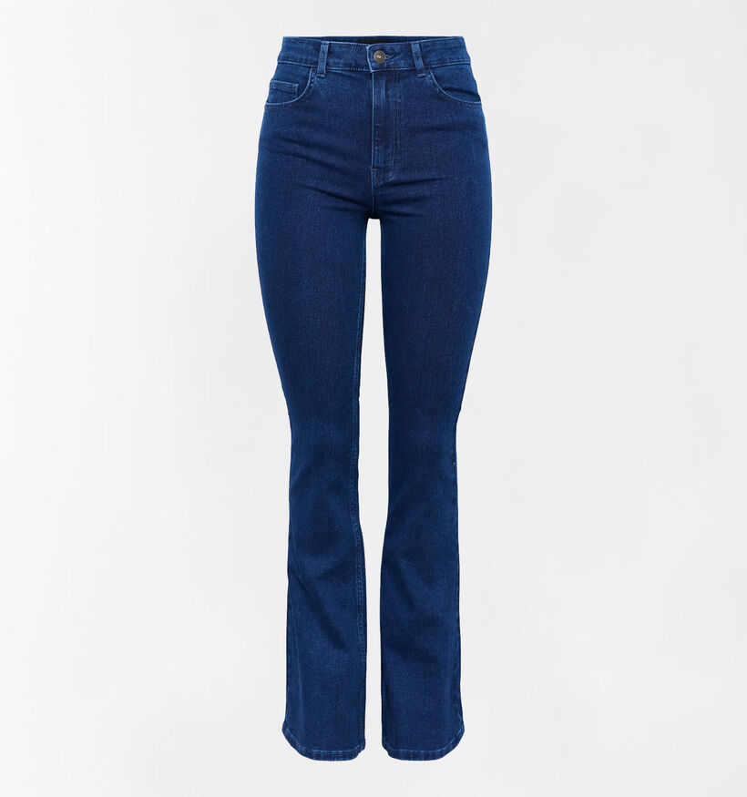 Pieces Peggy Flared Jeans en Bleu pour femmes (318295)