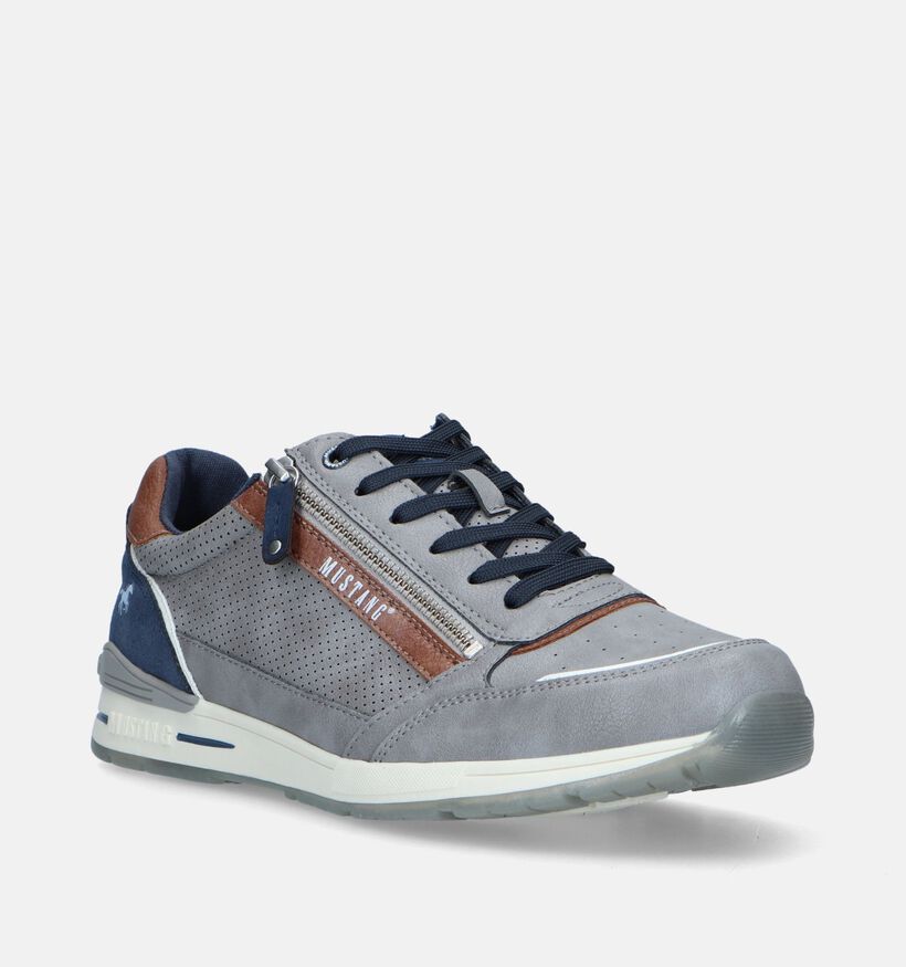 Mustang Chaussures à lacets en Gris pour hommes (351331)