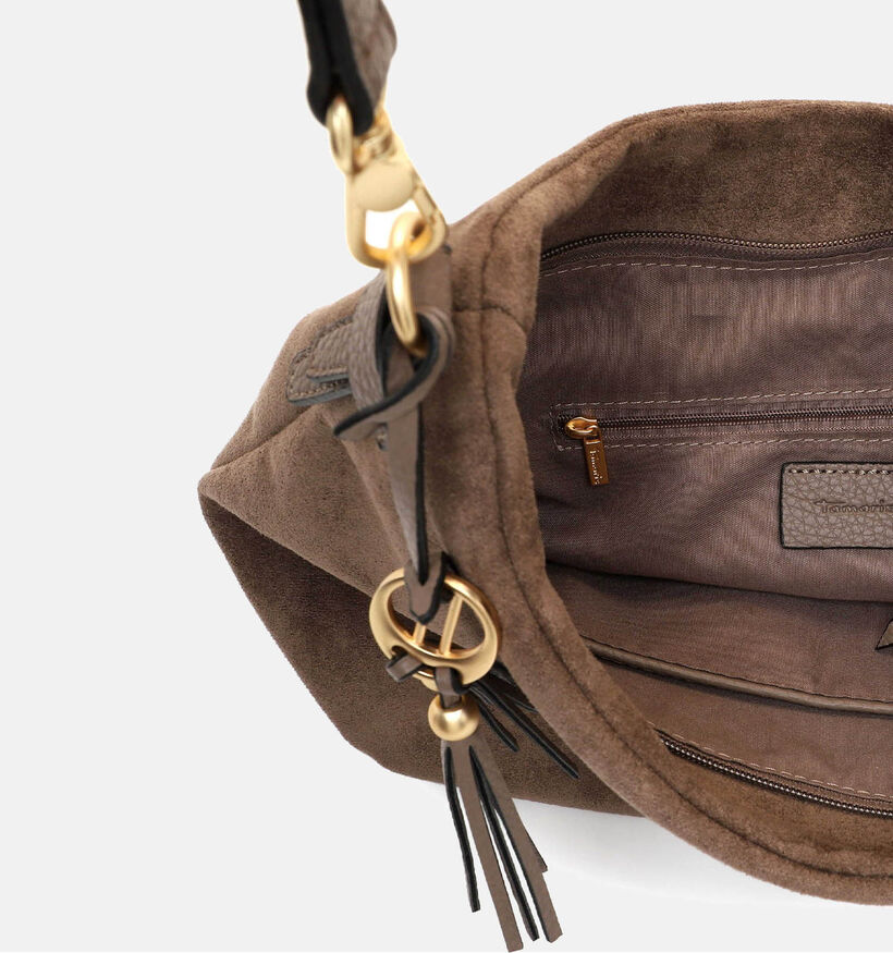 Tamaris Mareike Taupe Schoudertas voor dames (378717)
