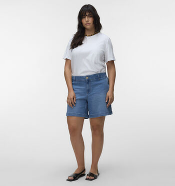 Vero Moda Curve Broeken Blauw