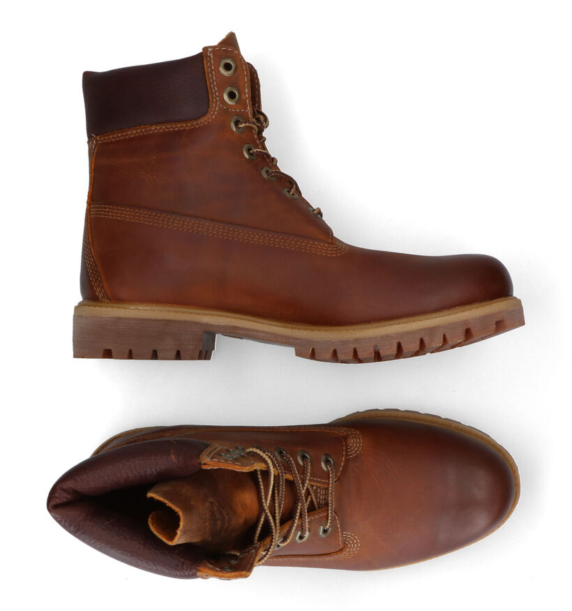 Timberland Heritage 6IN Premium Bruine Boots voor heren (313514) - geschikt voor steunzolen